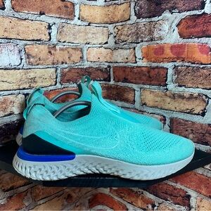 Nike Women's Turquoise Slip-On Running Shoes Epic React size 10